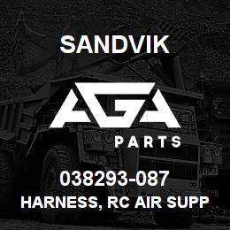 038293-087 Sandvik HARNESS, RC AIR SUPPLY DR500 | AGA Parts