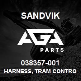 038357-001 Sandvik HARNESS, TRAM CONTROL | AGA Parts
