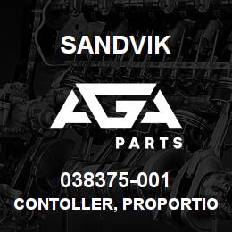 038375-001 Sandvik CONTOLLER, PROPORTIONAL, D55/D75 M | AGA Parts