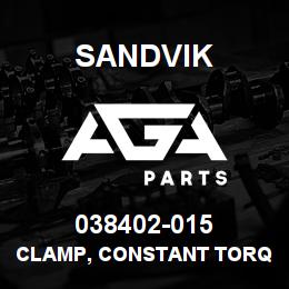 038402-015 Sandvik CLAMP, CONSTANT TORQUE, 2.56-2.86 | AGA Parts