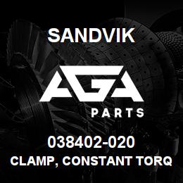 038402-020 Sandvik CLAMP, CONSTANT TORQUE, 10.53-10.83 | AGA Parts