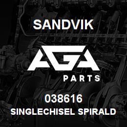 038616 Sandvik SINGLECHISEL SPIRALDRILL SDS PLU OP | AGA Parts