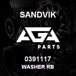 0391117 Sandvik WASHER RB | AGA Parts