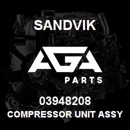 03948208 Sandvik COMPRESSOR UNIT ASSY | AGA Parts
