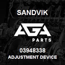 03948338 Sandvik ADJUSTMENT DEVICE | AGA Parts
