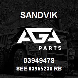 03949478 Sandvik SEE 03965238 RB | AGA Parts