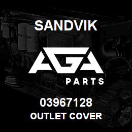 03967128 Sandvik OUTLET COVER | AGA Parts