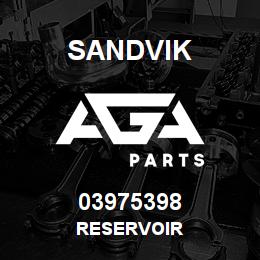 03975398 Sandvik RESERVOIR | AGA Parts