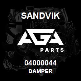 04000044 Sandvik DAMPER | AGA Parts