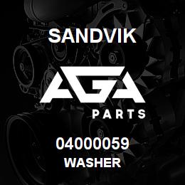 04000059 Sandvik WASHER | AGA Parts