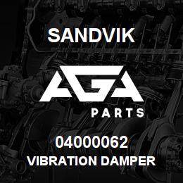 04000062 Sandvik VIBRATION DAMPER | AGA Parts
