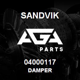 04000117 Sandvik DAMPER | AGA Parts