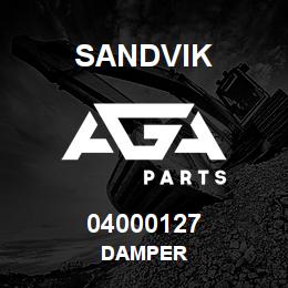 04000127 Sandvik DAMPER | AGA Parts