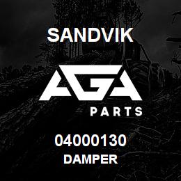 04000130 Sandvik DAMPER | AGA Parts