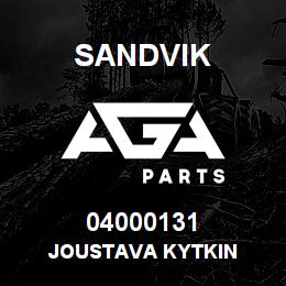 04000131 Sandvik JOUSTAVA KYTKIN | AGA Parts