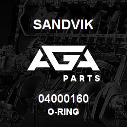 04000160 Sandvik O-RING | AGA Parts