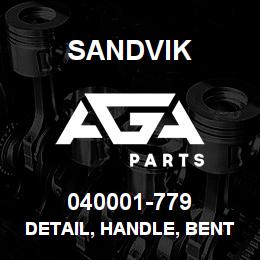 040001-779 Sandvik DETAIL, HANDLE, BENT | AGA Parts
