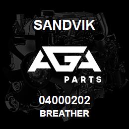 04000202 Sandvik BREATHER | AGA Parts