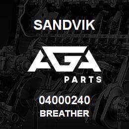 04000240 Sandvik BREATHER | AGA Parts