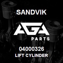 04000326 Sandvik LIFT CYLINDER | AGA Parts