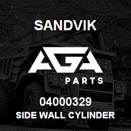 04000329 Sandvik SIDE WALL CYLINDER | AGA Parts