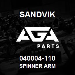 040004-110 Sandvik SPINNER ARM | AGA Parts
