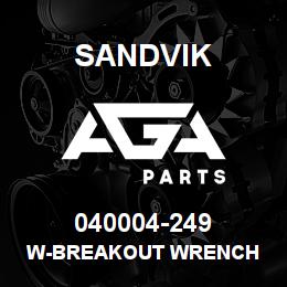 040004-249 Sandvik W-BREAKOUT WRENCH | AGA Parts