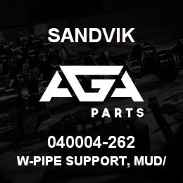 040004-262 Sandvik W-PIPE SUPPORT, MUD/AIR | AGA Parts