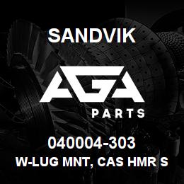 040004-303 Sandvik W-LUG MNT, CAS HMR SLIDE LWR | AGA Parts