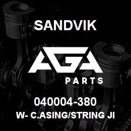 040004-380 Sandvik W- C.ASING/STRING JIB | AGA Parts