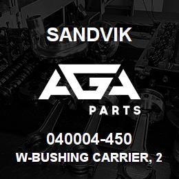 040004-450 Sandvik W-BUSHING CARRIER, 25" | AGA Parts