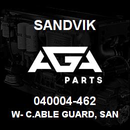 040004-462 Sandvik W- C.ABLE GUARD, SANDLINE | AGA Parts
