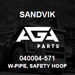 040004-571 Sandvik W-PIPE, SAFETY HOOP LINK | AGA Parts