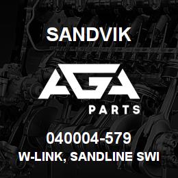 040004-579 Sandvik W-LINK, SANDLINE SWING | AGA Parts
