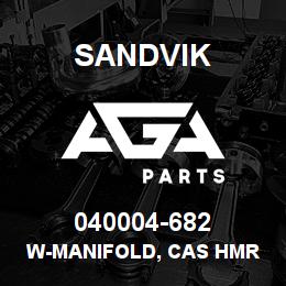 040004-682 Sandvik W-MANIFOLD, CAS HMR | AGA Parts