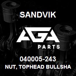 040005-243 Sandvik NUT, TOPHEAD BULLSHAFT | AGA Parts