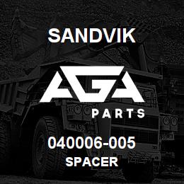 040006-005 Sandvik SPACER | AGA Parts