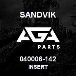 040006-142 Sandvik INSERT | AGA Parts