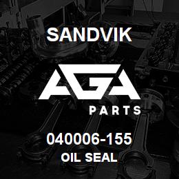 040006-155 Sandvik OIL SEAL | AGA Parts