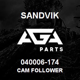 040006-174 Sandvik CAM FOLLOWER | AGA Parts