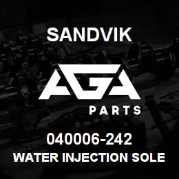 040006-242 Sandvik WATER INJECTION SOLENOID VALVE | AGA Parts