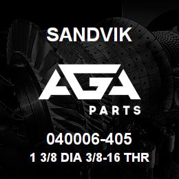 040006-405 Sandvik 1 3/8 DIA 3/8-16 THREAD BALL KNOBS | AGA Parts