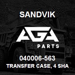 040006-563 Sandvik TRANSFER CASE, 4 SHAFT | AGA Parts