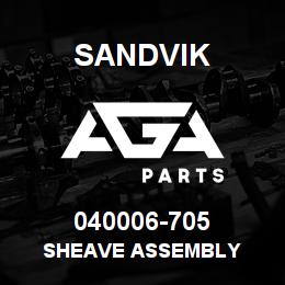 040006-705 Sandvik SHEAVE ASSEMBLY | AGA Parts