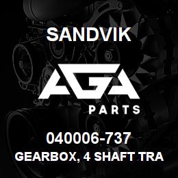 040006-737 Sandvik GEARBOX, 4 SHAFT TRANSFER | AGA Parts