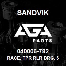 040006-782 Sandvik RACE, TPR RLR BRG, 5.00 BORE | AGA Parts