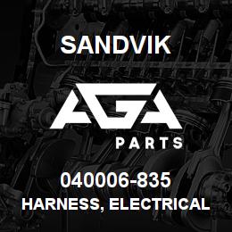 040006-835 Sandvik HARNESS, ELECTRICAL MARLIN 5/6 | AGA Parts