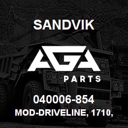 040006-854 Sandvik MOD-DRIVELINE, 1710, AFT IH4400 | AGA Parts