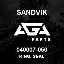 040007-050 Sandvik RING, SEAL | AGA Parts