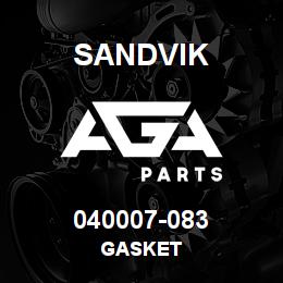 040007-083 Sandvik GASKET | AGA Parts